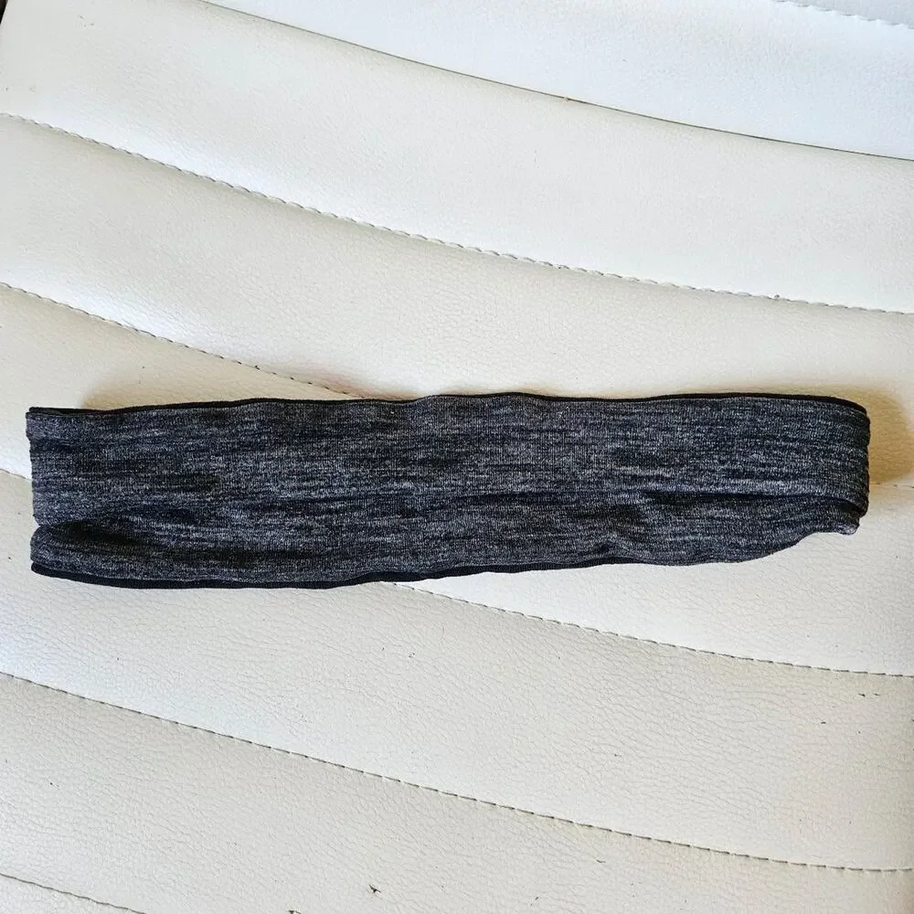 Lululemon Black Athletic Headband Fitness Accessory